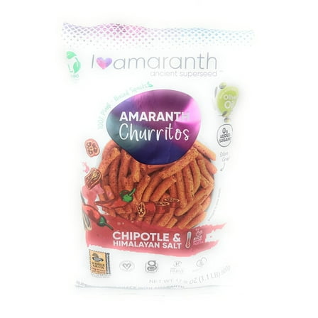 I Amaranth Chipotle Churritos, 17.6 Ounce
