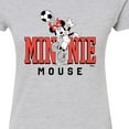 thumbnail image 3 of Disney - Minnie Name Soccer  - Juniors Fitted Graphic T-Shirt, 3 of 5
