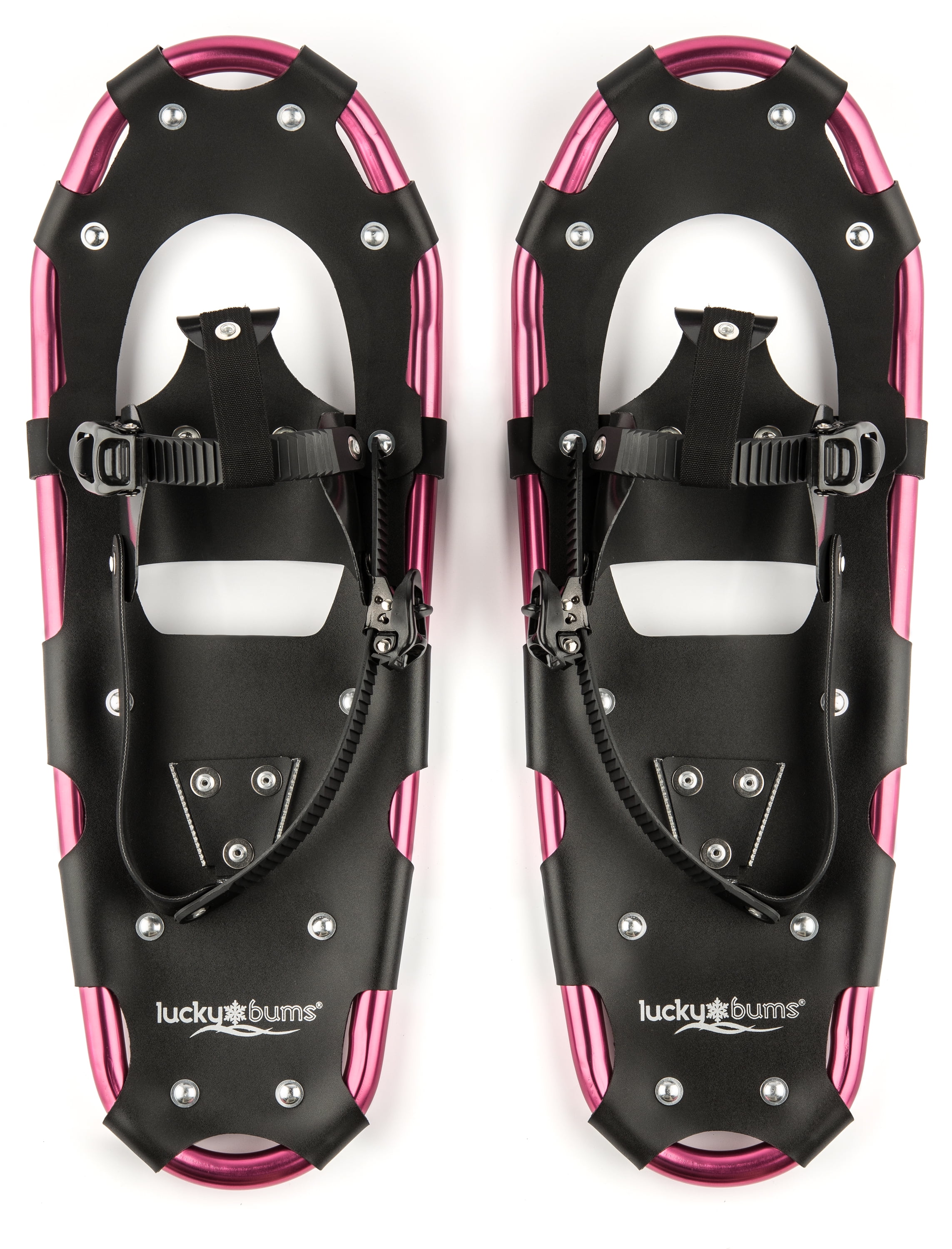 Lucky Bums Youth and Adult Snowshoes, Pink, 22-inch by Lucky Bums