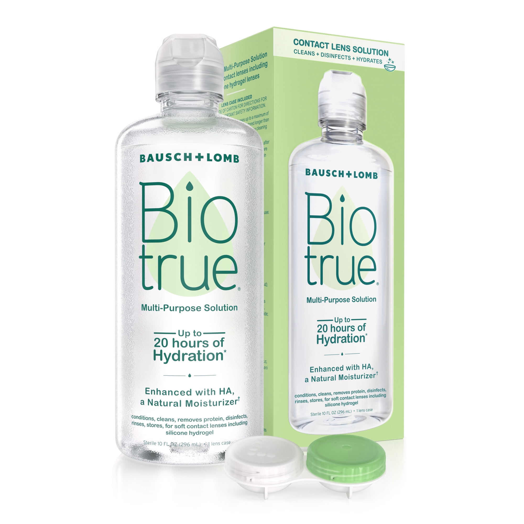 Biotrue Original Multi-Purpose Contact Lens Solution with Lens Case by Bausch + Lomb, 10 fl oz
