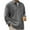 Dark Gray01, variant on Dwelliawo Men's Corduroy Casual Long Sleeve T-Shirt Vintage Lapel Button Shirts Ribbed Knit Big and Tall Shirt Loose Oversized Tops Blouse Army Green XL