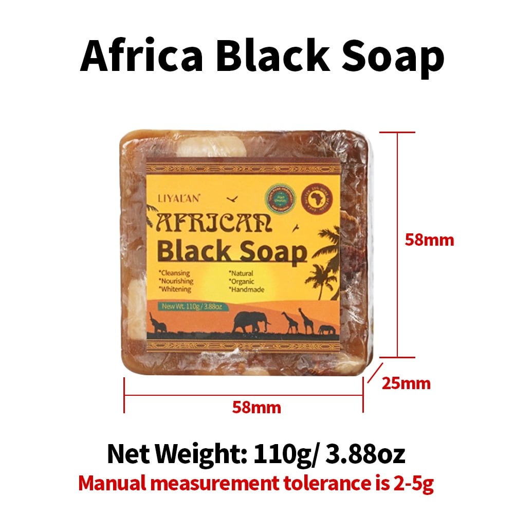 Okay African Black Soap, 8 Oz - Walmart.com