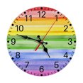 thumbnail image 4 of Style Wall Clock For Living Room Bedroom 24 Hour Display Modern Density Board Hanging Clock With Design, 4 of 5