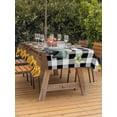 thumbnail image 3 of Outdoor Tablecloth with Umbrella Hole for Patio/Picnic/Party/Camping, Sunflowers Truck Waterproof Table Cloth Rectangle Table Cover Washable, Botanical Budding Floral Butterfly Plaid (60"x 120"), 3 of 8