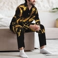 thumbnail image 7 of Lsque Happy New Year 2025 D Pattern Long Sleeve Pajama Set for Men - Soft 2-Piece Sleepwear and Loungewear Set with Pockets, Comfy Nightwear-Medium, 7 of 7