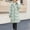 Green Coats for Winter, variant on XPMWRP Women's Quilted Thicken Hooded Trendy Coats Solid Color Long Sleeve Fashion Zip Up Coats Winter Warm Loose Stand Collar Jacket with Belt White XXL