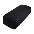 thumbnail image 2 of Almohada de yoga con funda suave y elástica, lavable a máquina, para la zona lumbar. Rectángulo negro, 2 of 9