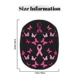 thumbnail image 3 of Pofeuu Breast Cancer Print Silicone Pot Mat Mitten With Hanging Loop Heat Resistant Oven Mitts Non-Slip Bbq Baking Smoking Potholders, 3 of 7