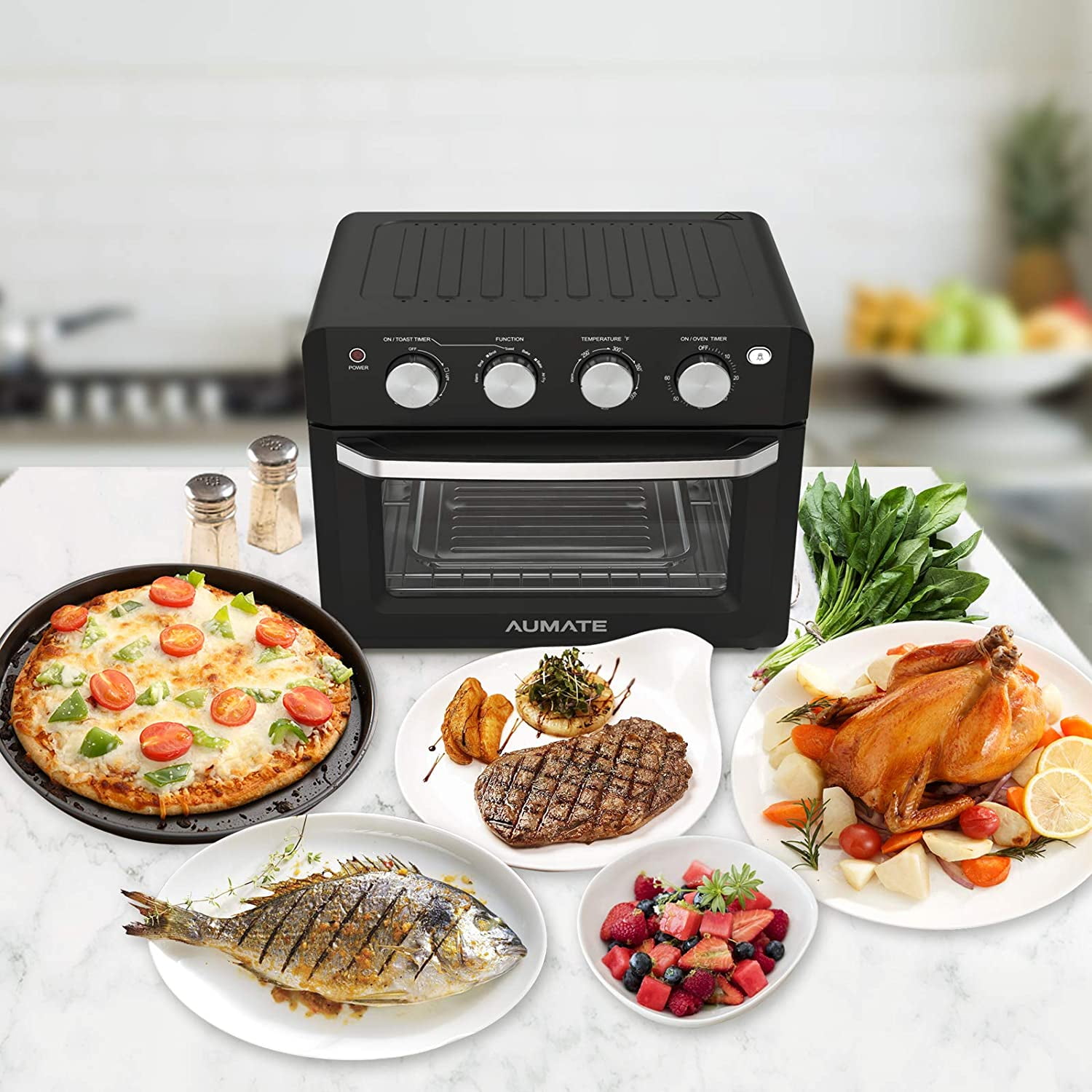 AUMATE 19 Quart Air Fryer Convection Oven Toaster | Walmart Canada
