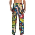 thumbnail image 2 of Wonder Woman Pajama Pants Drawstring Elastic Waistband Loungewear Comfy Separate Bottoms Sleep PJ Pants for Men Women Small, 2 of 10