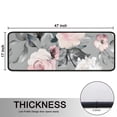 thumbnail image 5 of Kitchen Rugs Sets Of 2,Pioneer Flower Floral Print Pattern Anti Fatigue Kitchen Mat Rugs Non Slip Washable,Decorative Kitchen Floor Mats for Kitchen,Sink,Laundry,17"x47"+17"x47", 5 of 5