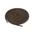 thumbnail image 1 of INSPIRE CHIC Unisex Round Rope Dual Colored Striped 1/5 Thick Boot Shoelace 150cm / 59.05" Light Brown Coffee, 1 of 4