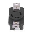 thumbnail image 3 of Locking Receptacle, 4 Hole Withstand AC2500V50HZ-60HZ Wear Resistant Labor Saving Easy To Plug Unplug Mounting Industrial Socket  For Generators For Stoves, 3 of 8