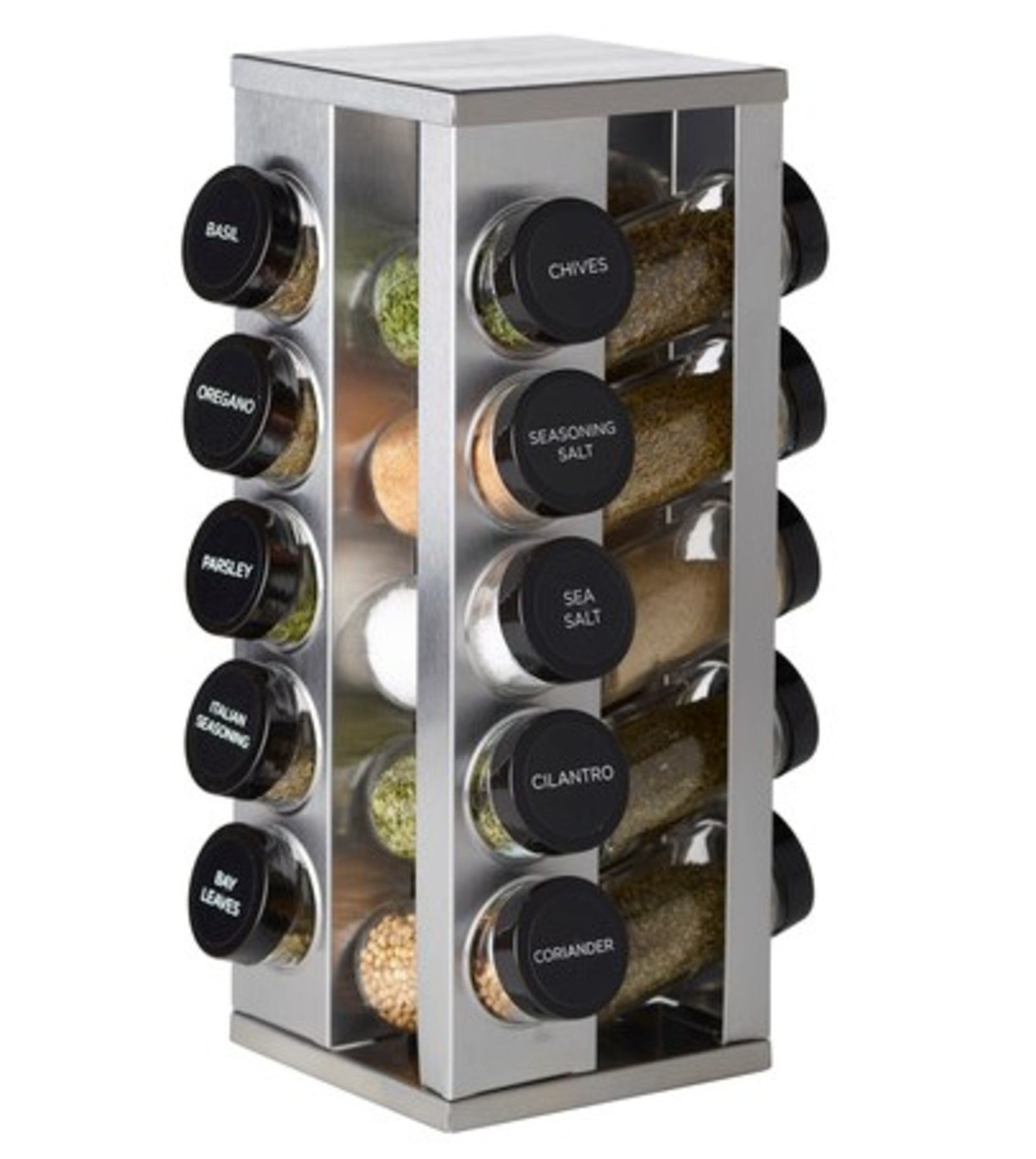 Mccormick gourmet three tier wood 24 piece organic spice rack hotsell