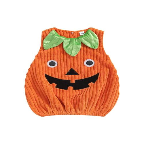 鍔 Inefficient Daughter JYYYBF Kids Baby Girls Boys Halloween Pumpkin Tops with Funny Face Print  Vest Outfits Costume Clothing Orange 12-18 Months - Walmart.com