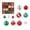 MulticolorL, variant on 35PCS Christmas Ornaments Balls Electroplated Xmas Tree Decorations Hanging Colorful Christmas Balls Ornaments Set