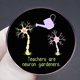 thumbnail image 3 of Broche Esmaltes redondos Teachers Are Neuron Gardeners, 3 of 3