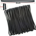 Rubber Bands Large Black 50 Pack 8 inches Trash Can Band Set Elic Bands