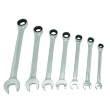 K Tool International  Fractional Ratcheting Wrench Set - 7 Piece