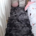 thumbnail image 5 of Dormitorio Alfombra peluda para sala de estar Alfombra grande para pasillo Alfombra suave y esponjosa Alfombra antideslizante para interiores Alfombra esponjosa para sala de estar Habitación para niños (gris negro, 80 * 160 cm) brillar Electrónica, 5 of 5