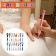 thumbnail image 2 of DPTALR Nail Art 3D Paint Pens, Nail Polish Pens, Quick Dry Nail Art Pens, Drawing Nail Spots Graffiti Spots Brush Flower Pen Hook Line DIY Nail Art Tools2ml, 2 of 2