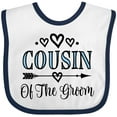 thumbnail image 3 of Inktastic Cousin of the Groom Wedding Party Boys or Girls Baby Bib, 3 of 4
