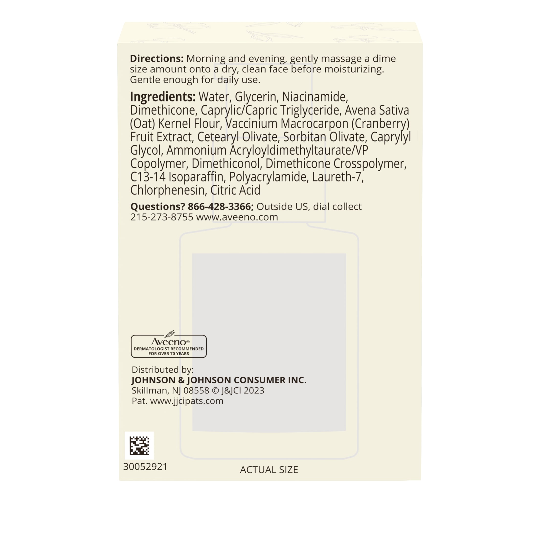 Aveeno Calm + Restore Age Renewal Anti-Aging Face Serum photo 8