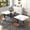 White Line, variant on Modern Dining Tables, Multifunctional extendable console table, White Dining Tables,Mdf Large Dining Tables, Furniture Dining Tables