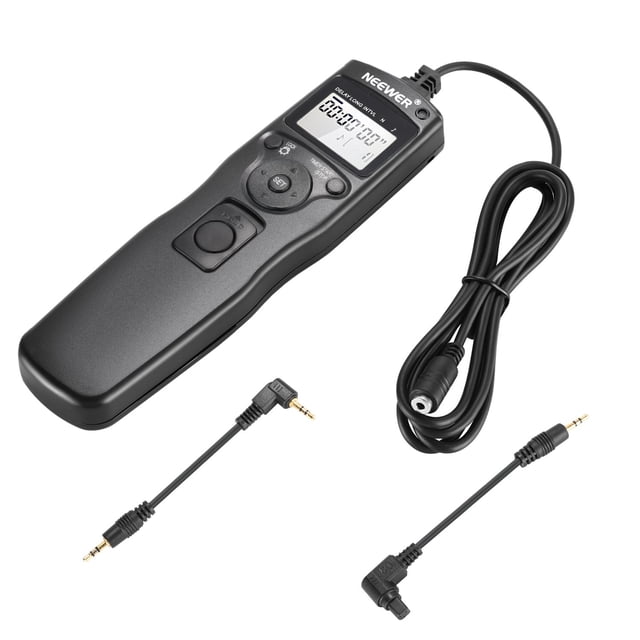 Cable de control remoto con temporizador de obturación para Canon EOS