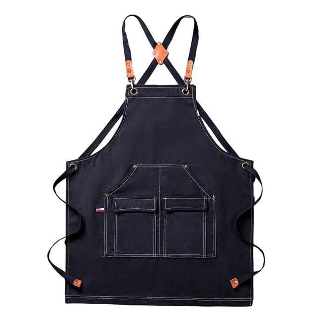 Delantal de chef Dinheiro para hombre - Delantal cruzado ajustable con bolsillos