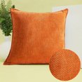 thumbnail image 4 of Paquete de 2 fundas de almohada de 18 x 18 pulgadas, fundas de almohada de chenilla suave para sofá, sala de estar, sofá, fundas teñidas sólidas, 4 of 5