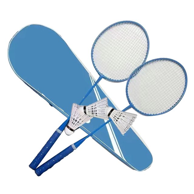 Badminton Rackets Set Lightweight Durable Dual Grip Design for Adults and Teenagers