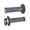 Graphite, variant on ODI MX V2 Lock-On Grips | Full Diamond | Twist Throttle | White (H36NWSW)