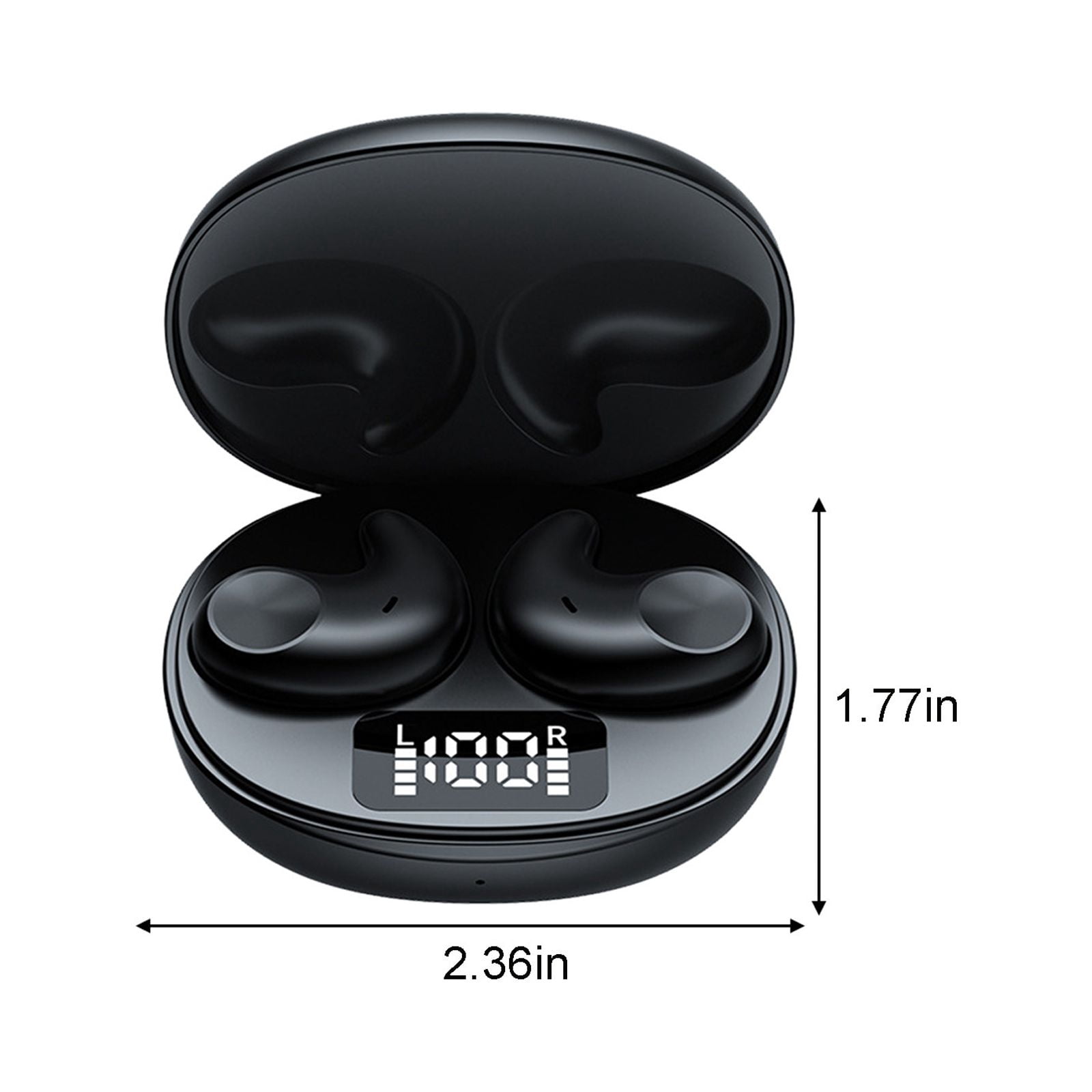 ZFYXGS Bluetooth Earbuds, True Wireless Noise Cancelling Waterproof with Charging Case, In-Ear Earbuds for Sports Running Computer Laptop and Work