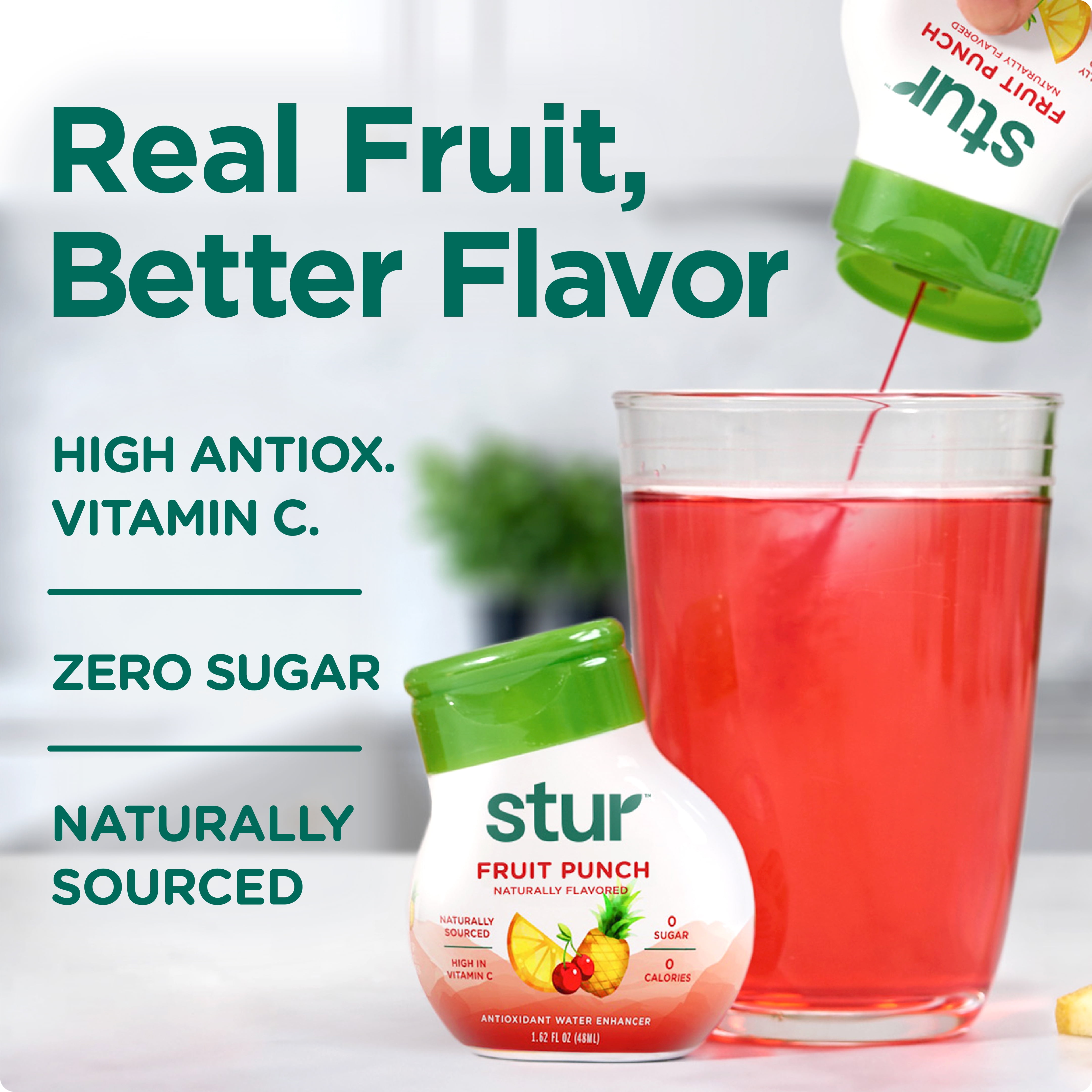 Stur Fruit Punch Liquid Water Enhancer - 1.62 Fl Oz Bottle : Target