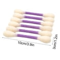 thumbnail image 5 of Cat Q Tip Toy, 6 Pack Giant Cotton Swab Cat Toys with Catnip, Felt Kitty Kicker Toys for Indoor Cats, Interactive Chew and Teething Toys for Boredom Relief, Cat Lover Gift, #05_Purple-S, 5 of 7