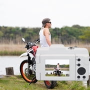 PRINxy HD Flip Screen Selfie SLR Camera 16 Megapixel 2.4 Inch Flip Screen Micro SLR Digital Camera,16 Times Digital Zoom,Electronic Antishake White