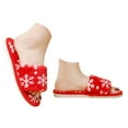 thumbnail image 3 of Christmas Slippers House Shoes for Women Fluffy Soft Cozy Bedroom Cartoon Plush Cute Slippers for Indoor Outdoor Use, 3 of 6