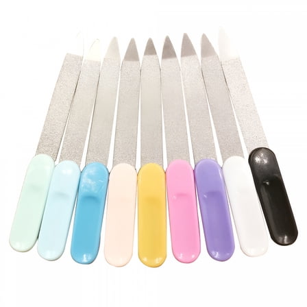 FACEGA Nail Files, Emery Boards Nail File Tools Metal Manicure Pedicure Tools Files Nail File for Thick Toenails & Finger