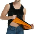 thumbnail image 2 of Men's Fleece Lined Undershirt Tank Top Winter Warm Sleeveless Thick Thermal Vest, 2 of 7