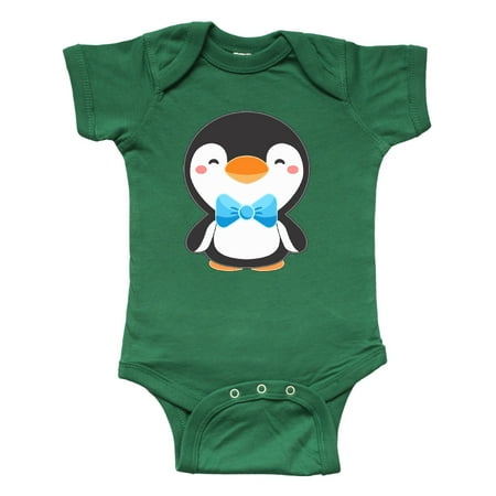 

Inktastic Cute Penguin with Blue Bow Tie Gift Baby Boy or Baby Girl Bodysuit