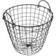 thumbnail image 4 of Cesta de alambre de Metal, organizador de almacenamiento, contenedor de escritorio, cesta de almacenamiento de hierro, soporte para frutas (L), 4 of 5