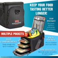 thumbnail image 3 of Rockland Guard Meal Prep Bag - Insulated Cooler With Containers, Ice Pack, Cutlery Set in Neoprene Case - Portable Compact Design for Meal Management at Work, Gym or Travel.. (Meal Prep Bag), 3 of 7