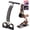 Black, variant on Pedal Resistance Band with Handle - 4-Strand Ankle Puller, Full Body Workout for Abs, Core, Legs and Arms