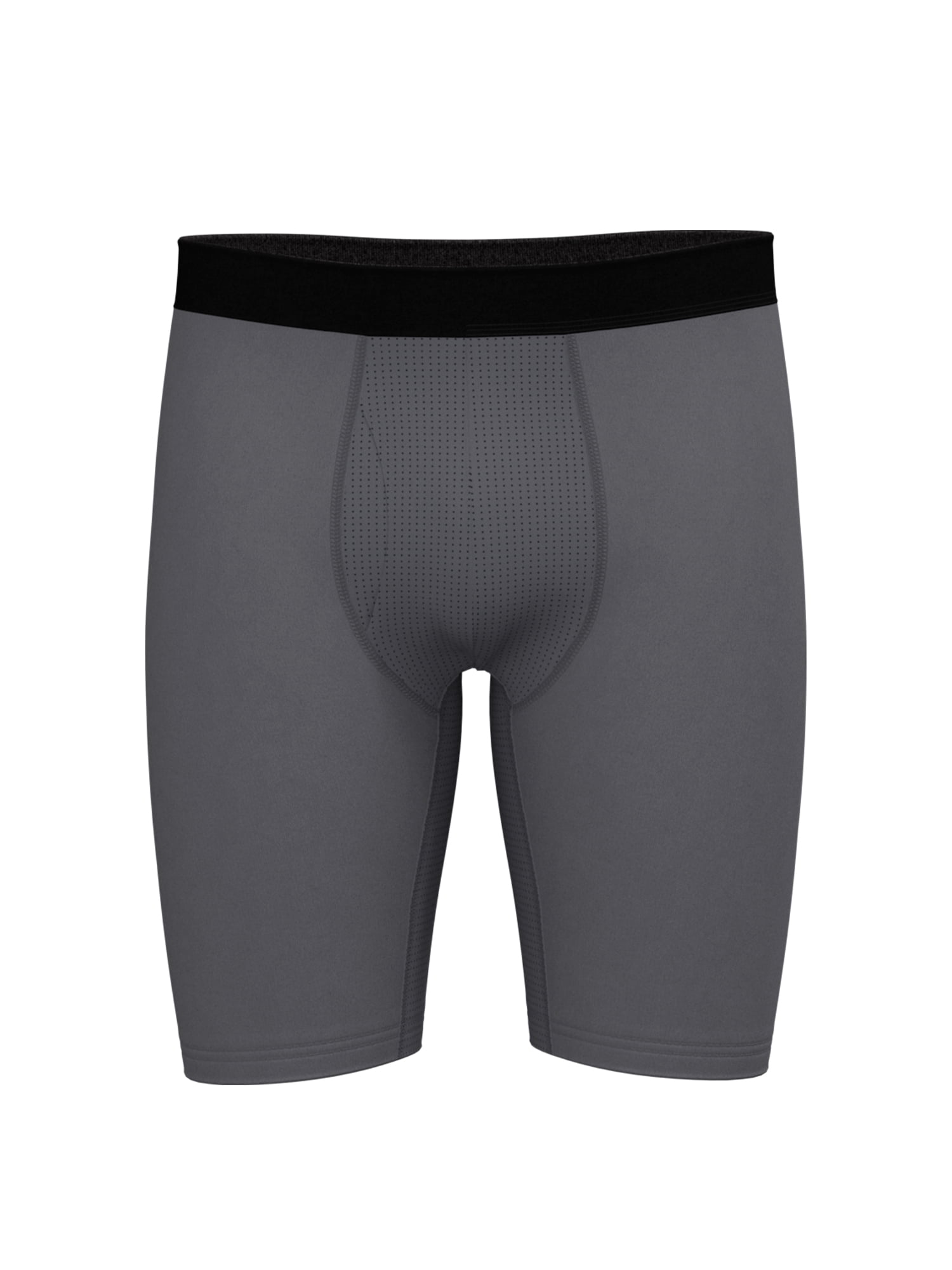 Athletic Works Men's Pro Form Boxer Brief Long Leg, 6 Pack
