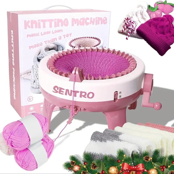 SENTRO Knitting Machine 40 Needles, Circular Loom for Beginners Crochet Machine for Kids/Adults