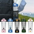 thumbnail image 2 of Electric Protein Powder Mixing Cup Automatic Shaker Mixer Shake Kettle Coffee Fro Milk Gym 650ml Outdoor, 2 of 4
