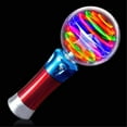thumbnail image 5 of GENEMA Glowing Star Round Ball Sticks Light Up Spinning Ball Wand Stick Party Supplies, 5 of 11