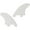 White, variant on Fin Solutions FCS GL Side Bites White 2 Fin Set