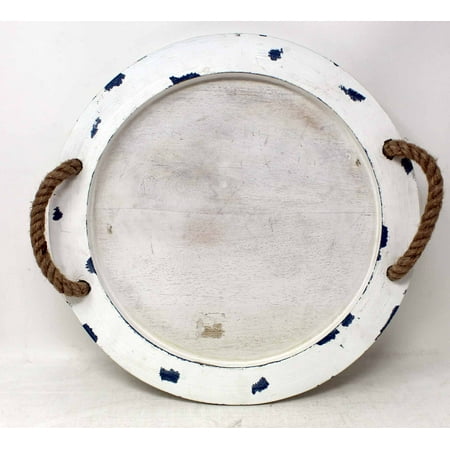 

Thirstystone Mango Wood and Rope Serving Tray
